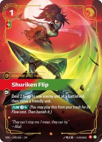 Shuriken Flip #140/166