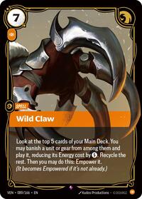 Wild Claw #089/166
