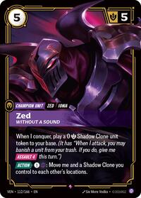 Zed, Without a Sound #112/166