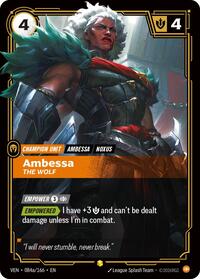 Ambessa, The Wolf (Alternate Art) #084a/166