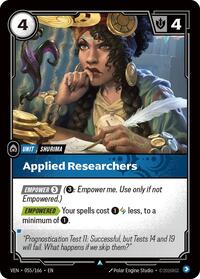 Applied Researchers #055/166