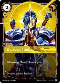 Decree of Unity #131/166