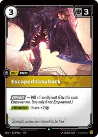 Escaped Grayback #124/166