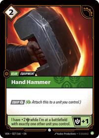 Hand Hammer #027/166