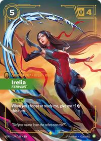 Irelia, Fervent (Overnumbered) #174/166
