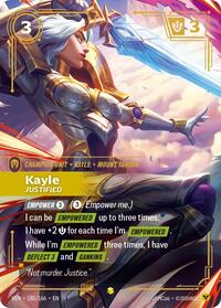 Kayle, Justified (Overnumbered) #185/166