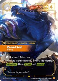 Renekton, Brute (Alternate Art) #092a/166
