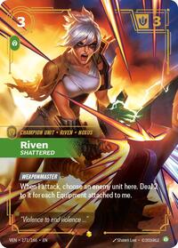 Riven, Shattered (Overnumbered) #171/166