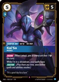 Kai'Sa, Rebel #063/167