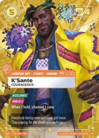 K'Sante, Courageous (Heartsteel Overnumbered) #178/167