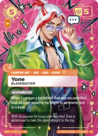 Yone, Blademaster (Heartsteel Overnumbered) #181/167