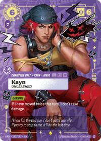 Kayn, Unleashed (Heartsteel Overnumbered) #182/167