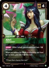 Ahri, Confident #038/167
