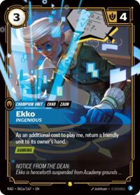 Ekko, Ingenious (Alternate Art) #061a/167