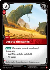 Lost to the Sands #013/167