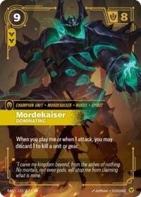 Mordekaiser, Dominating #137/167