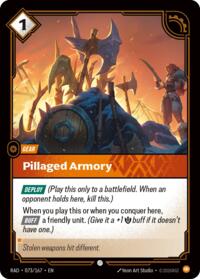 Pillaged Armory #073/167