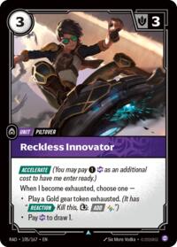 Reckless Innovator #105/167