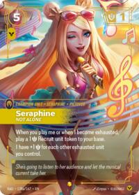 Seraphine, Not Alone (Alternate Art) #138a/167