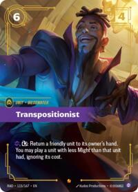 Transpositionist #115/167