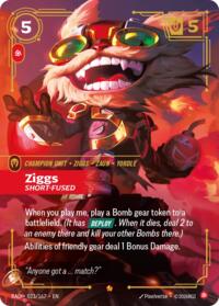 Ziggs, Short-Fused #023/167