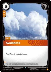 Avalanche #079/167