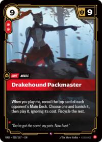 Drakehound Packmaster #018/167
