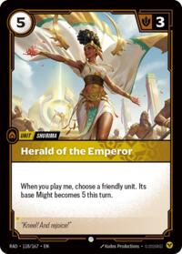 Herald of the Emperor #118/167
