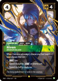 Riven, Broken Blade (Alternate Art) #043a/167