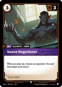 Suave Negotiator #099/167