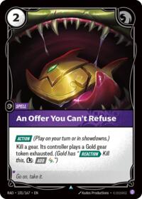 An Offer You Can't Refuse #101/167