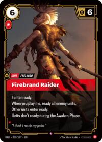 Firebrand Raider #019/167