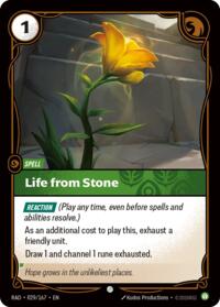 Life from Stone #029/167
