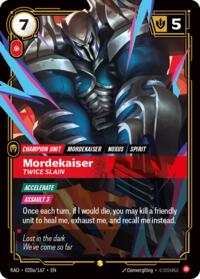 Mordekaiser, Twice Slain (Alternate Art) #020a/167