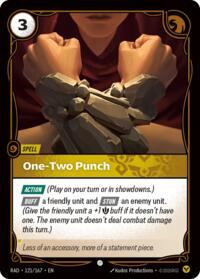 One-Two Punch #121/167