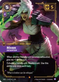 Riven, Deserter #114/167