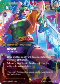 Riven, Deserter (Alternate Art) #114a/167