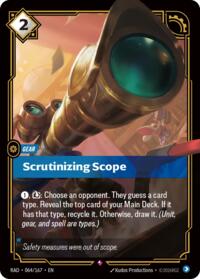 Scrutinizing Scope #064/167