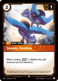 Sneaky Zeebles #076/167
