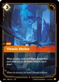 Titanic Shrine #089/167