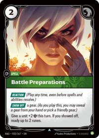 Battle Preparations #032/167