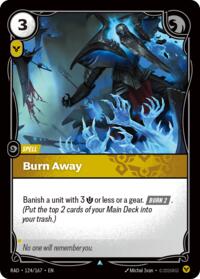 Burn Away #124/167