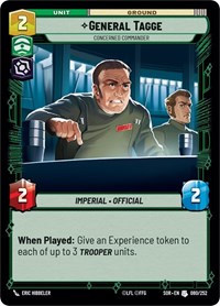 General Tagge - Concerned Commander #080/252