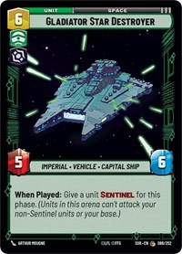Gladiator Star Destroyer #086/252