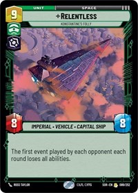 Relentless - Konstantine's Folly #089/252