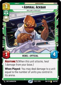 Admiral Ackbar - Brilliant Strategist #097/252