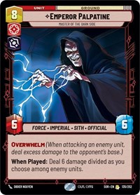 Emperor Palpatine - Master of the Dark Side #135/252