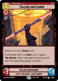 Fallen Lightsaber #137/252