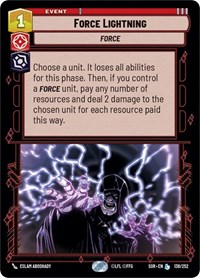 Force Lightning #138/252