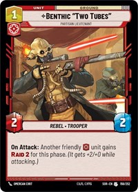 Benthic "Two Tubes" - Partisan Lieutenant #156/252